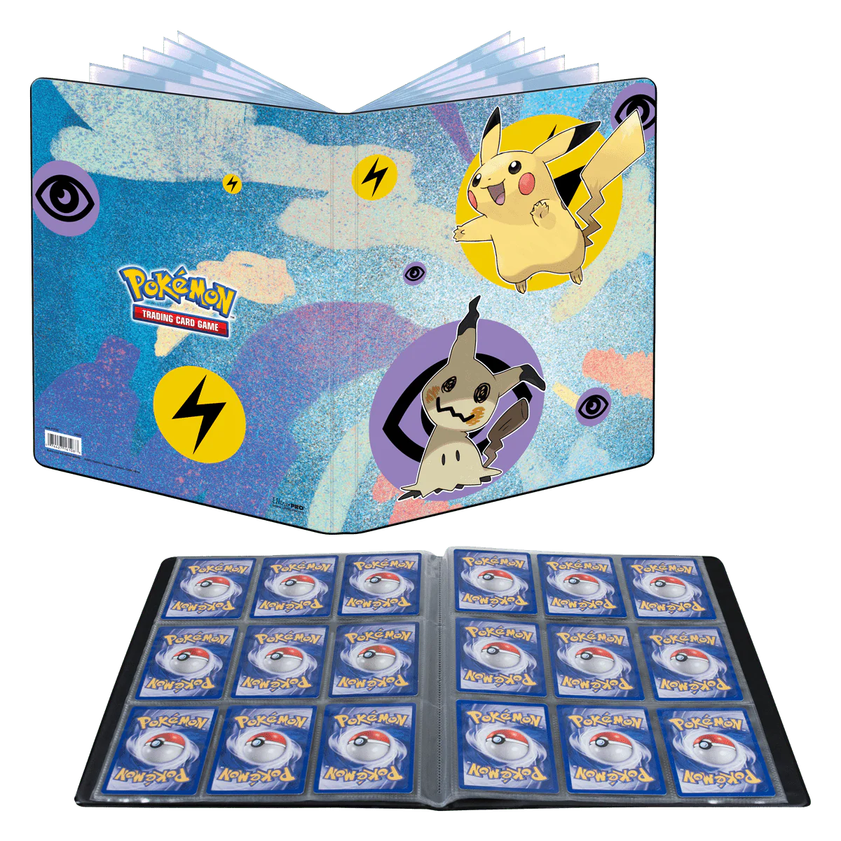 Pikachu & Mimikyu 9-Pocket Portfolio for Pokémon
