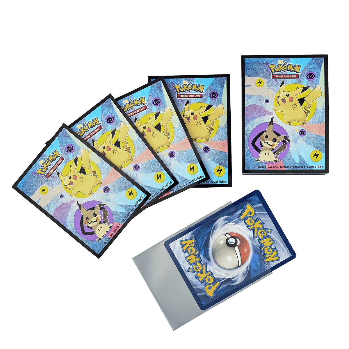 Pikachu & Mimikyu Standard DECK PROTECTOR® Sleeves (65ct) for Pokémon - Image 2