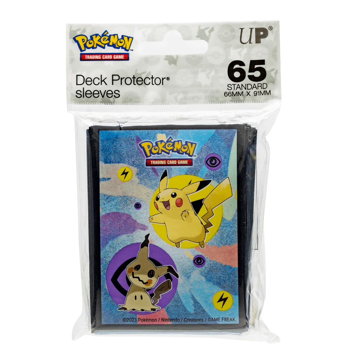 Pikachu & Mimikyu Standard DECK PROTECTOR® Sleeves (65ct) for Pokémon - Image 3