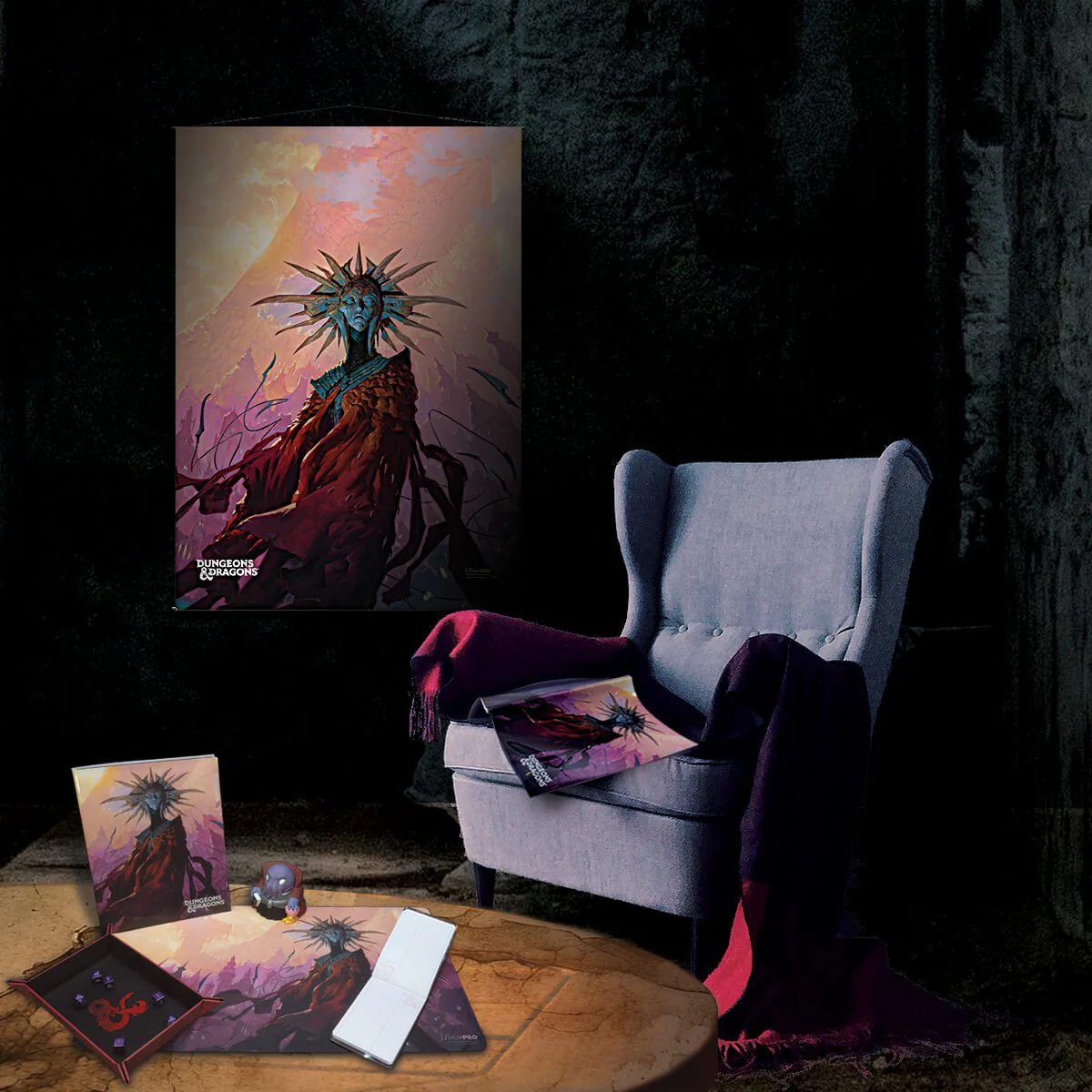 Planescape: Adventures in the Multiverse for Dungeons & Dragons Playmat - Sigil and the Outlands Standard Cover Artwork v3 - Image 2