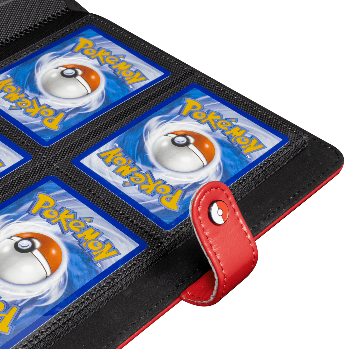 Premium Red 4-Pocket Snap Binder for Pokémon - Image 4