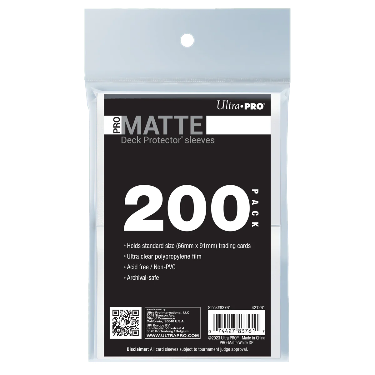 PRO-Matte Standard DECK PROTECTOR® Sleeves Bundle (200ct) - Image 11