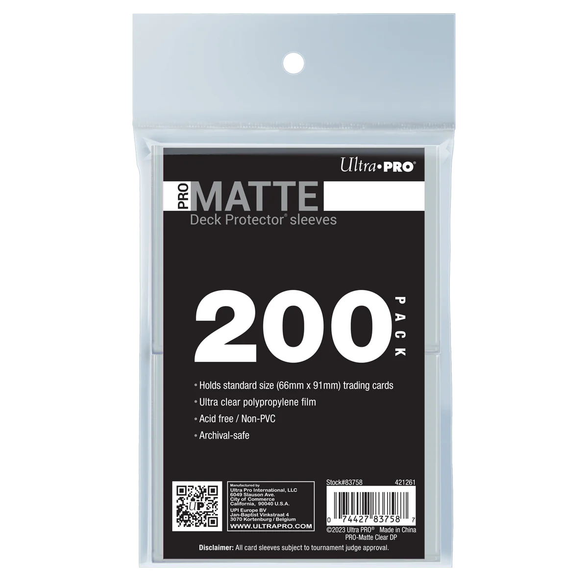 PRO-Matte Standard DECK PROTECTOR® Sleeves Bundle (200ct) - Image 7