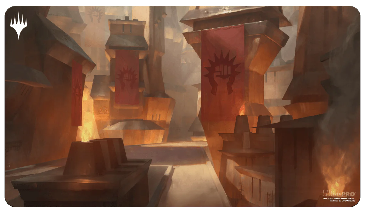 Ravnica Remastered Boros Legion Sacred Foundry Standard Gaming Playmat for Magic: The Gathering
