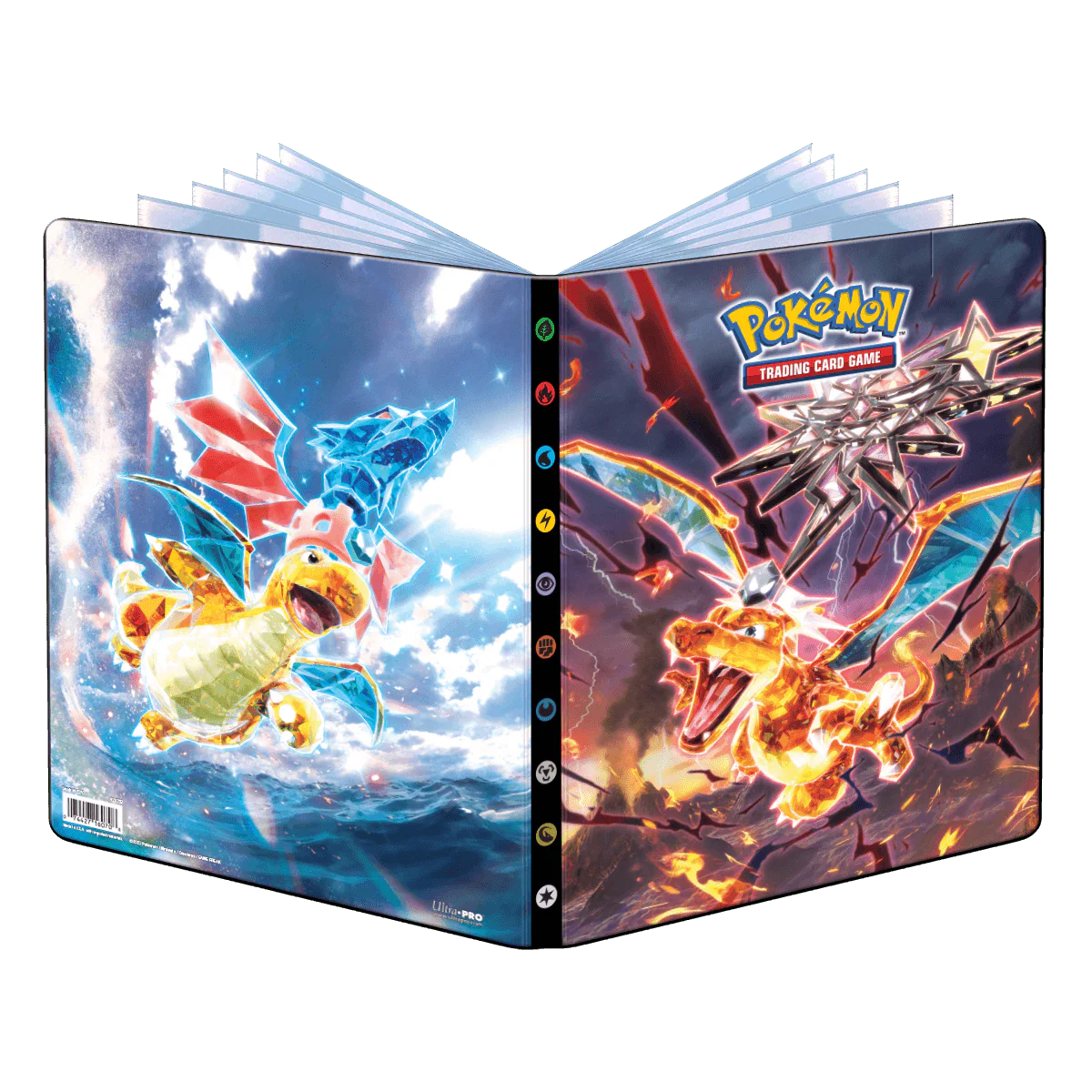 Scarlet and Violet Charizard and Dragonite 9-Pocket Portfolio for Pokémon