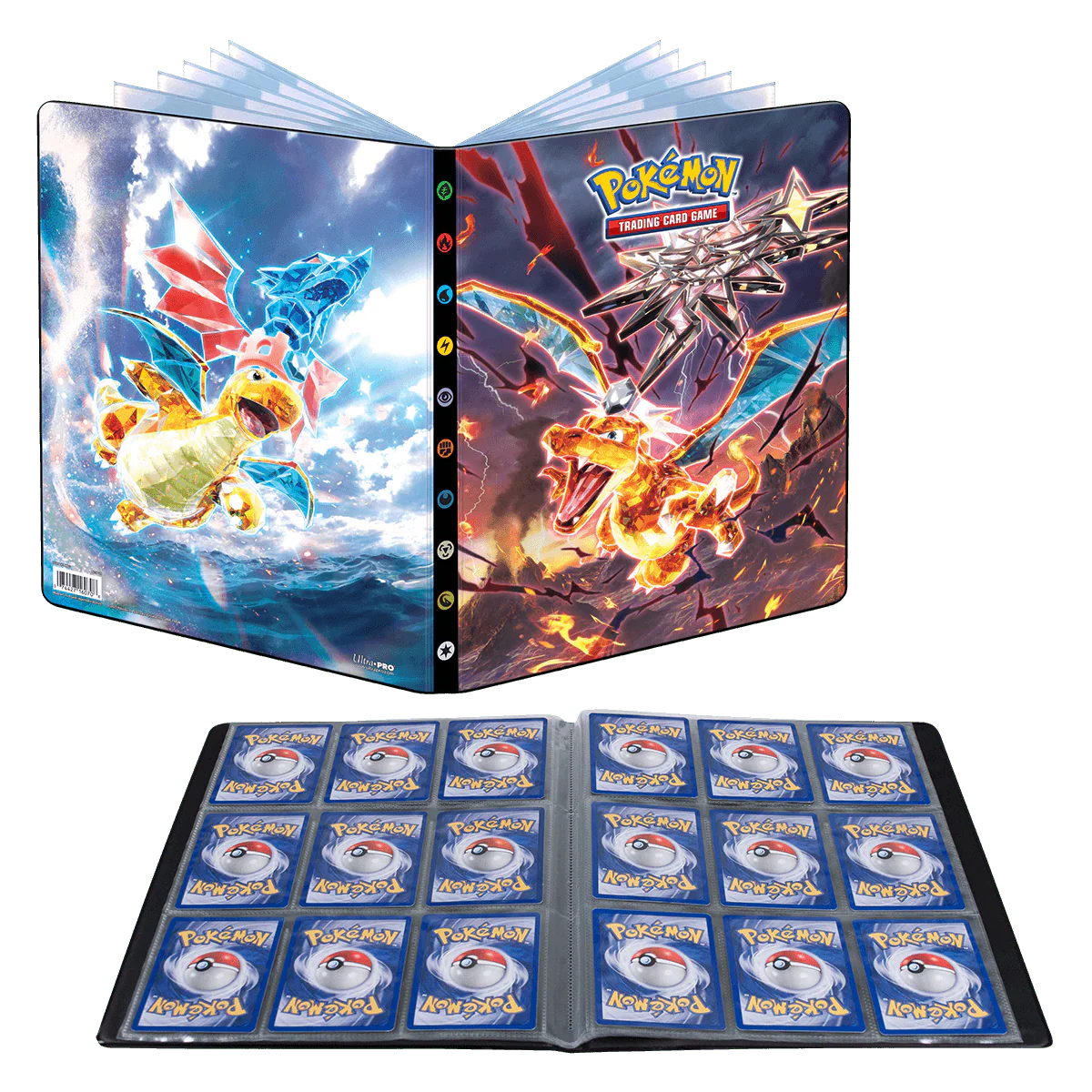 Scarlet and Violet Charizard and Dragonite 9-Pocket Portfolio for Pokémon - Image 2