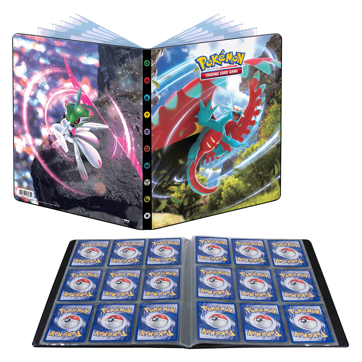 Scarlet and Violet Roaring Moon and Iron Valiant 9-Pocket Portfolio for Pokémon - Image 2