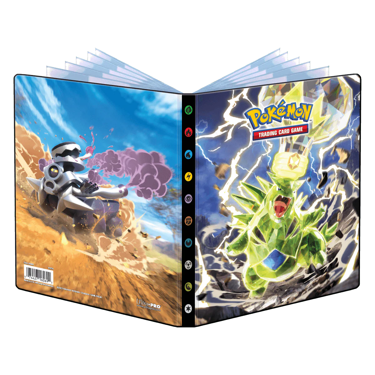Scarlet and Violet Tyranitar and Revavroom 4-Pocket Portfolio for Pokémon