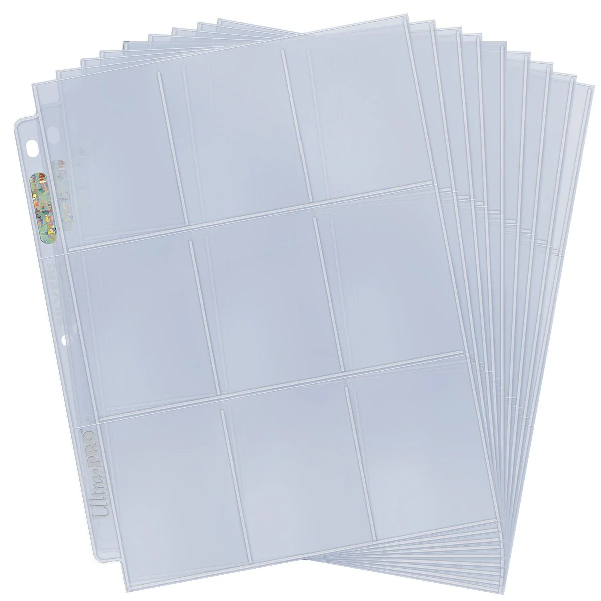 Silver Series 9-Pocket Refill Pages for Standard Size Cards - Image 3