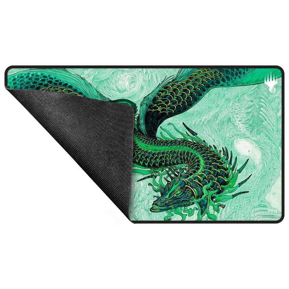 Tarkir Dragonstorm Sultai Black Stitched Standard Gaming Playmat for Magic: The Gathering - Image 3
