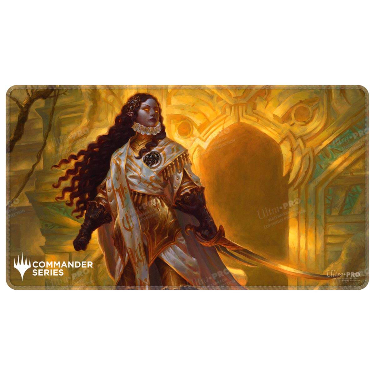 Commander Series #8 Elenda, the Dusk Rose, the Dusk RoseStitched Playmat for Magic: The Gathering