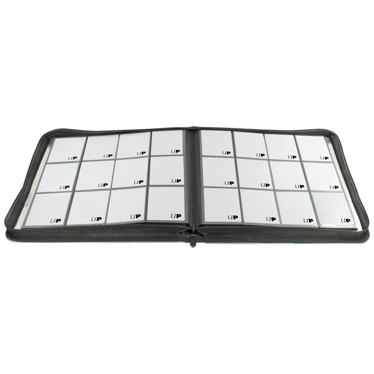 Ultra PRO 12-Pocket Zippered PRO-BINDER®: Silver Made With Fire Resistant Materials - Image 2