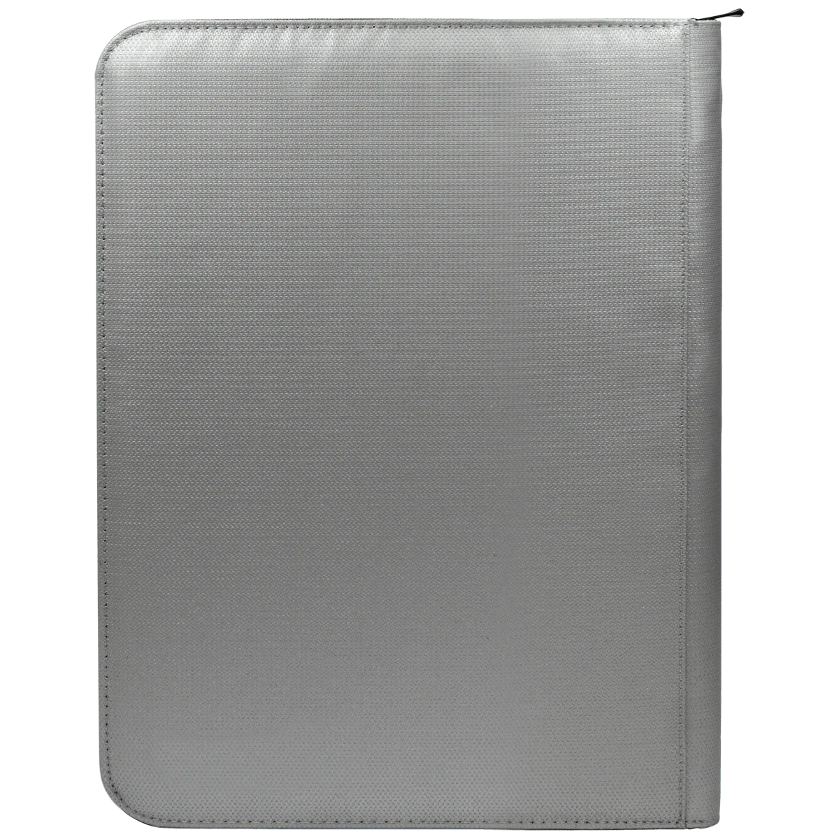 Ultra PRO 9-Pocket Zippered PRO-BINDER®: Silver Made With Fire Resistant Materials - Image 6