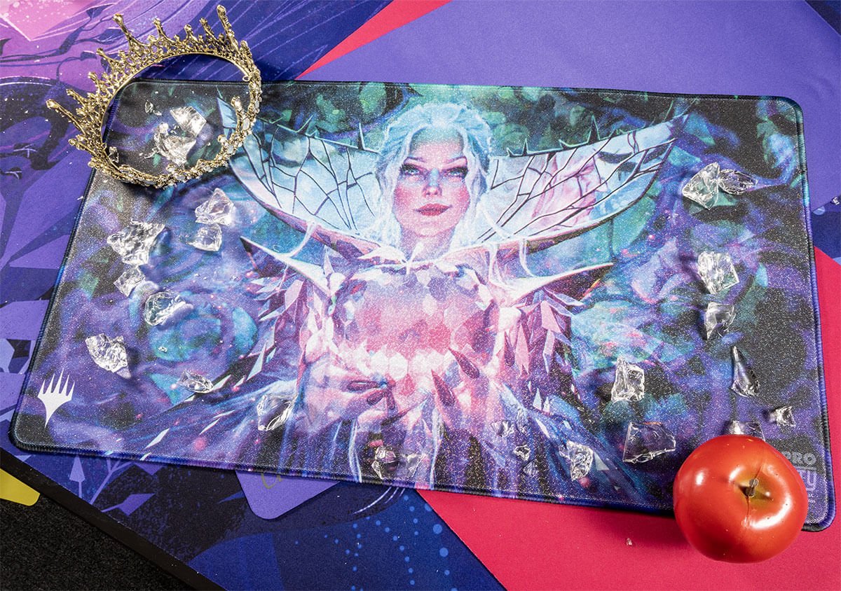 Wilds of Eldraine Crystal Apple AR Enhanced HOLOFOIL®Standard Gaming Playmat for Magic: The Gathering - Image 2