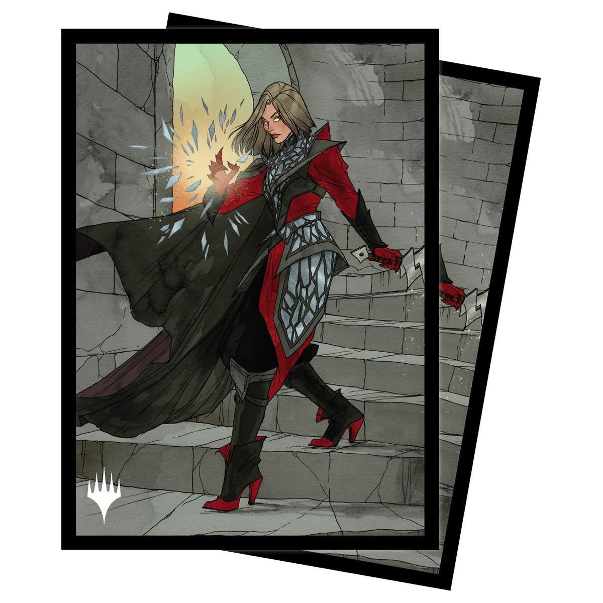 Wilds of Eldraine Rowan, Scion of War (Borderless) Standard DECK PROTECTOR® Sleeves (100ct) for Magic: The Gathering